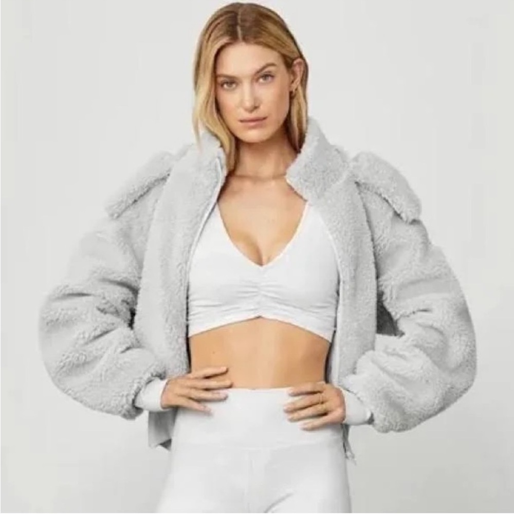 Alo Gray Sherpa Jacket